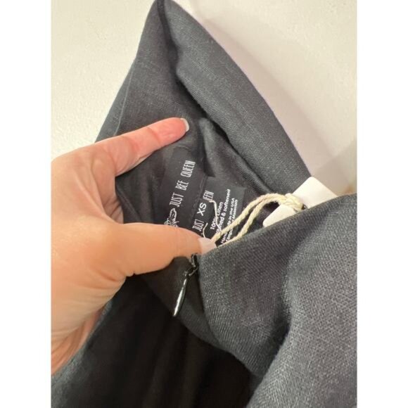 NWT Just BEE Queen Solange Lightweight Pleated Ruched Skirt Romper Black - Picture 6 of 7